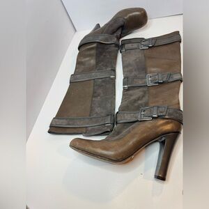 Cole Haan Brown High Heel Boots Size 8B